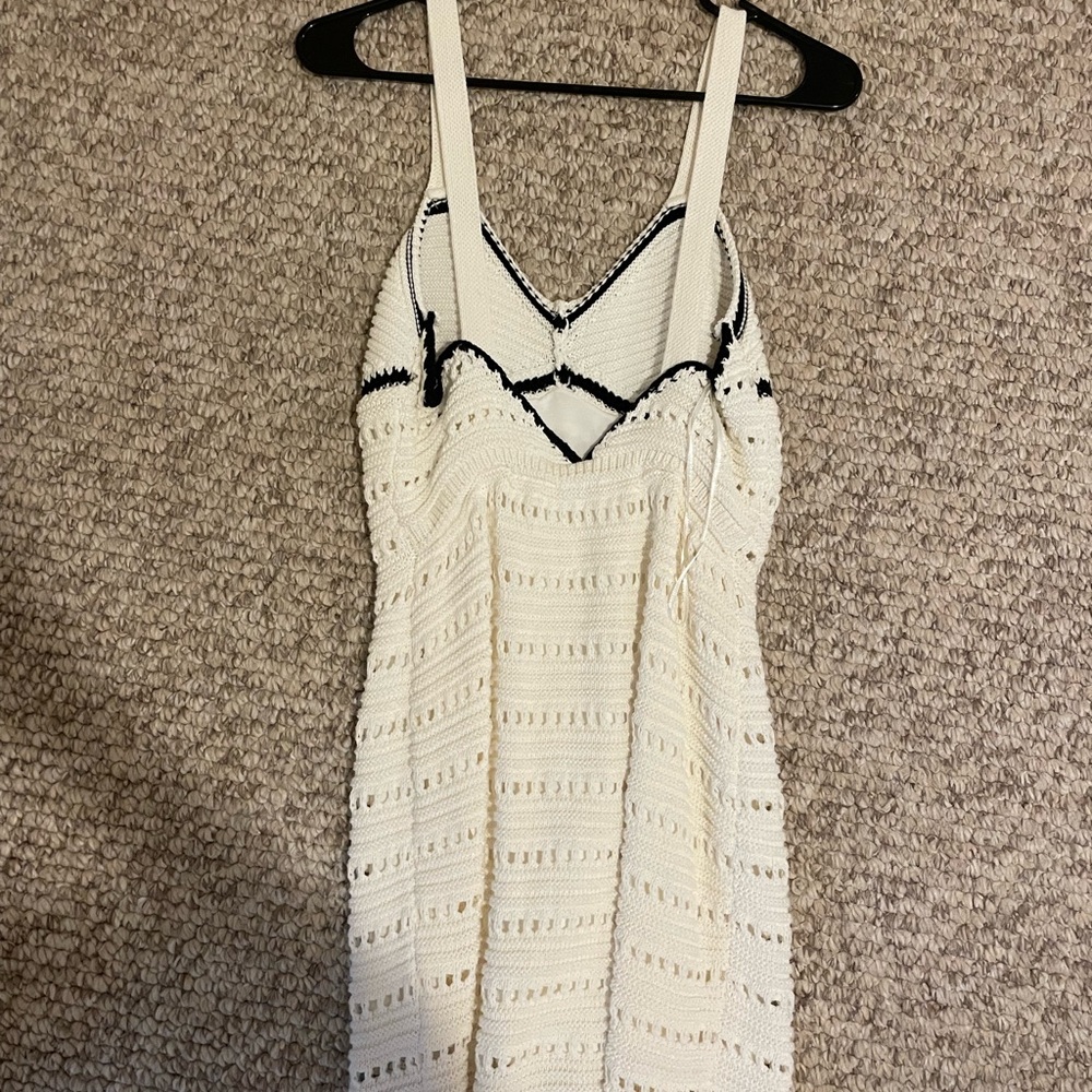 FREE PEOPLE White Crochet Dress - Picture 2 of 3